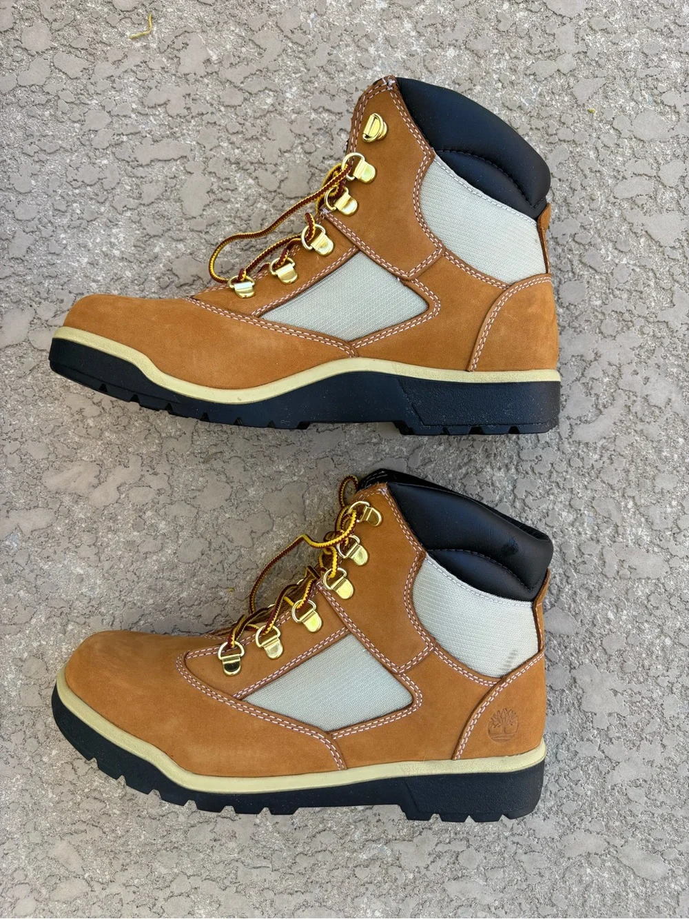 Timberland 6-Inch Field Boot Junior Wheat Size 7 Youth Men New in Box